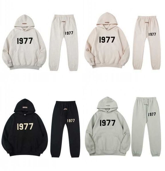 ess hoodie fog season 8 essentials1977 flocked hoodie leggings set high street couple, Black
ess hoodie fog season 8 essentials1977 flocked hoodie leggings set high street couple, Black