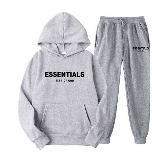 ess hoodie fashion essentials casual print men's sweater set hoodie production, Gray
ess hoodie fashion essentials casual print men's sweater set hoodie production, Gray
