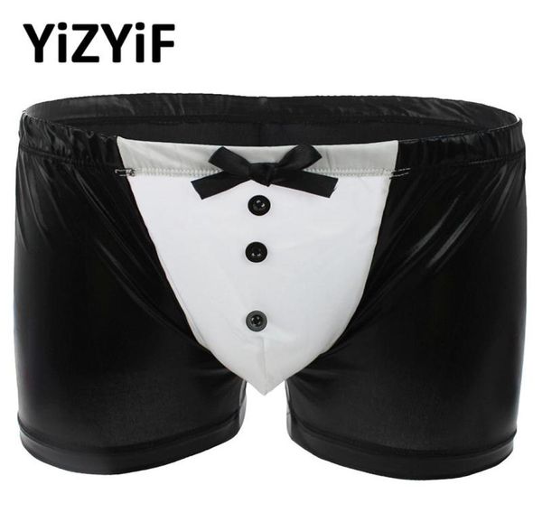 men039s swimwear men patent leather boxer underwear with buttons and bowknot tuxedo brief gay sissy panties boxers menmen8492754
men039s swimwear men patent leather boxer underwear with buttons and bowknot tuxedo brief gay sissy panties boxers menmen8492754