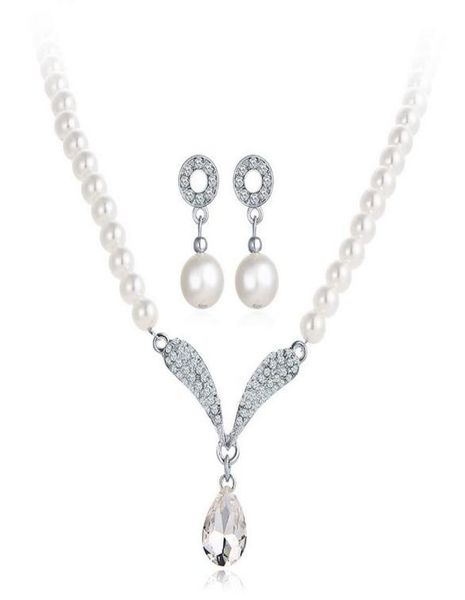 fine pearls rhinestones bridal wedding chokers necklaces circle angel wings pendants chains water drop dangle earrings fashion acc3494355, Silver
fine pearls rhinestones bridal wedding chokers necklaces circle angel wings pendants chains water drop dangle earrings fashion acc3494355, Silver