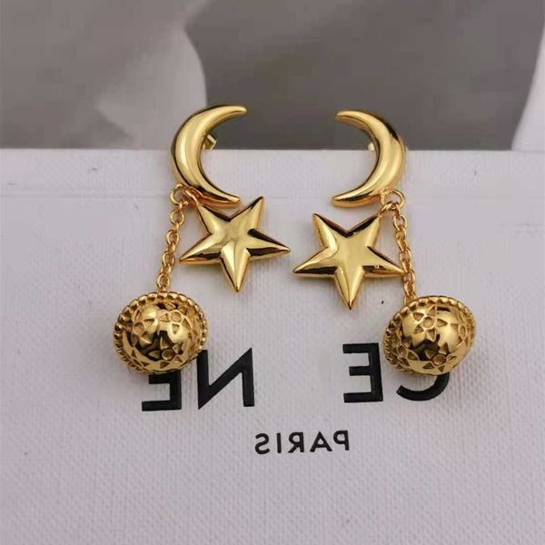celins earrings new moon planet earrings long earrings advanced temperament medieval star planet earrings, Golden
celins earrings new moon planet earrings long earrings advanced temperament medieval star planet earrings, Golden