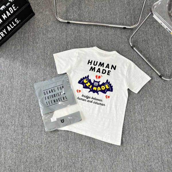 men's t-shirts good quality human made bat with diamond fashion t-shirt men 1 1 white women t shirt hip hop vintage tees 2023, White;black
men's t-shirts good quality human made bat with diamond fashion t-shirt men 1 1 white women t shirt hip hop vintage tees 2023, White;black