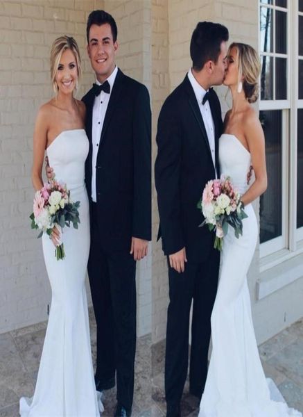 garden satin strapless neckline mermaid wedding dresses sweep train zipper back bridal gowns vestidos de novia6510571, White
garden satin strapless neckline mermaid wedding dresses sweep train zipper back bridal gowns vestidos de novia6510571, White