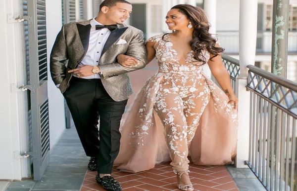 jumpsuits designer boho wedding dresses beach bridal gowns with detachable train appliqued lace floor length bohemian vestido de n3866983, White
jumpsuits designer boho wedding dresses beach bridal gowns with detachable train appliqued lace floor length bohemian vestido de n3866983, White