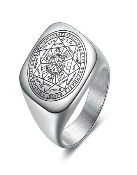 solomon rings for men silver color magic runes stainless steel signet rings pagan amulet male jewelry5911366, Golden;silver
solomon rings for men silver color magic runes stainless steel signet rings pagan amulet male jewelry5911366, Golden;silver