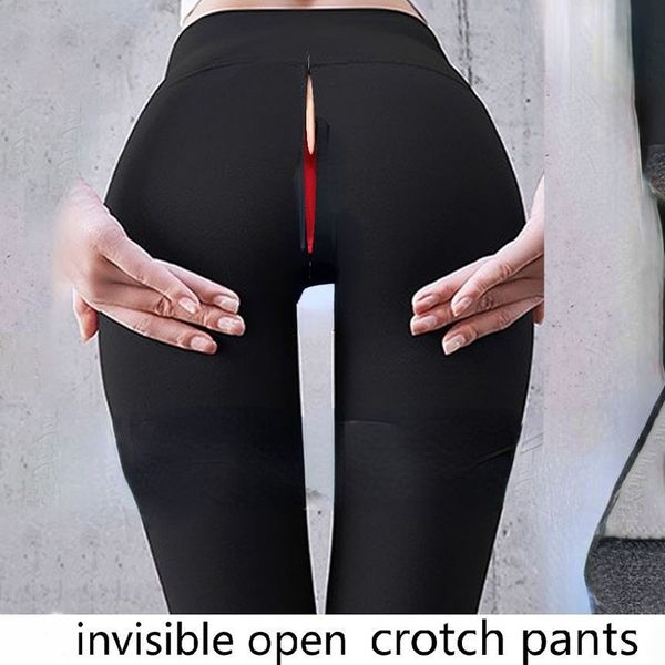 women's leggings invisible zipper open crotch tight leggings yoga pants plus size high waist couples outdoor trousers 230816, Black
women's leggings invisible zipper open crotch tight leggings yoga pants plus size high waist couples outdoor trousers 230816, Black