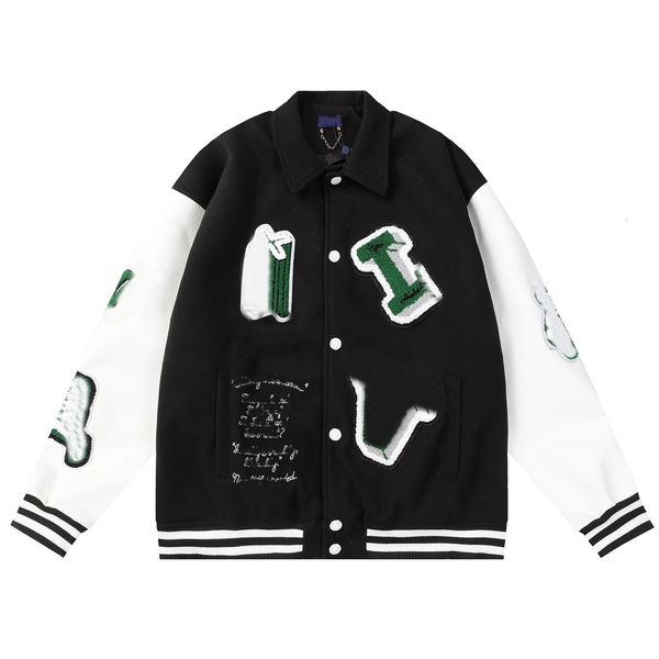 men's jacket baseball jacket men's and women's retro embroidered letter splicing hip hop pilot jacket fashion jacket casual j, Black;brown
men's jacket baseball jacket men's and women's retro embroidered letter splicing hip hop pilot jacket fashion jacket casual j, Black;brown