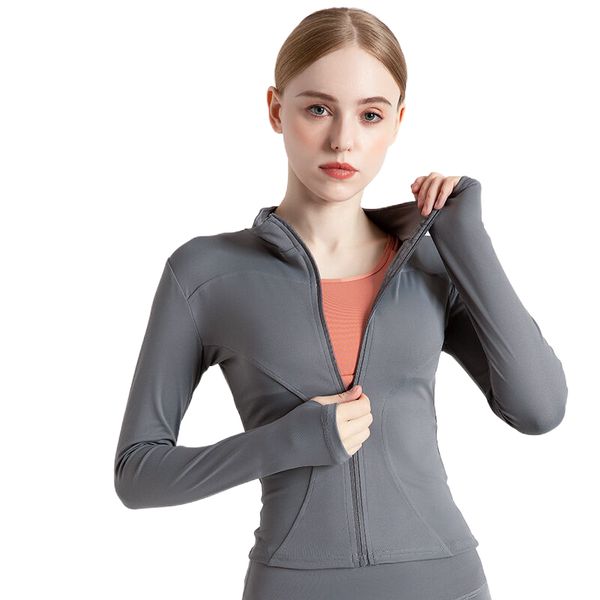 sports yoga jacket clothing set fleece full zip hoodie sportswear hooded training track running coat with pockets outdoor flea thumbholes sp, Gray
sports yoga jacket clothing set fleece full zip hoodie sportswear hooded training track running coat with pockets outdoor flea thumbholes sp, Gray