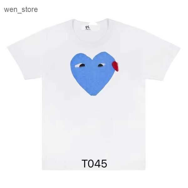 619s on mens play t shirt designer red heart shirt commes casual women shirts des badge garcons high quanlity tshirts cotton embroidery 7ygn, White;black
619s on mens play t shirt designer red heart shirt commes casual women shirts des badge garcons high quanlity tshirts cotton embroidery 7ygn, White;black