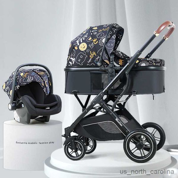 strollers# new baby stroller 3 in 1 with car seat leather foldable newborn carriage travel trolley pram newborn baby r230817
strollers# new baby stroller 3 in 1 with car seat leather foldable newborn carriage travel trolley pram newborn baby r230817