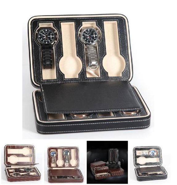 2468 grids pu leather watch box storage showing watches display storage box case tray zippere travel jewelry watch collector ca7114875, Black;blue
2468 grids pu leather watch box storage showing watches display storage box case tray zippere travel jewelry watch collector ca7114875, Black;blue