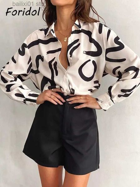 women's blouses shirts white black print autumn shirt turn down collar fashion blouse female button office lady blusa mujer winter t230
women's blouses shirts white black print autumn shirt turn down collar fashion blouse female button office lady blusa mujer winter t230