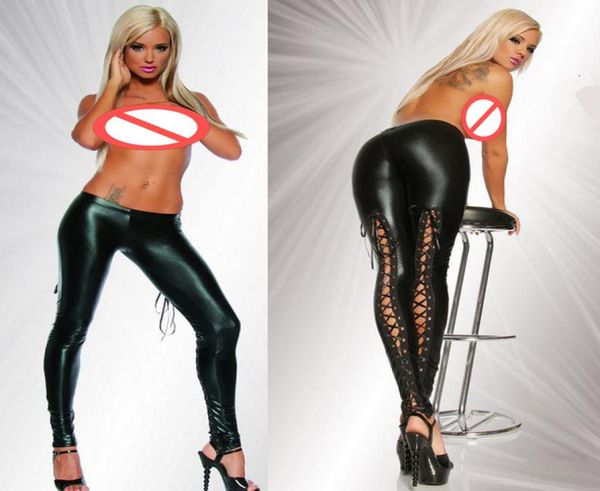 punk gothic women black faux leather leggings stretchy laceup back leggings pants pole dancing clothes2262355
punk gothic women black faux leather leggings stretchy laceup back leggings pants pole dancing clothes2262355