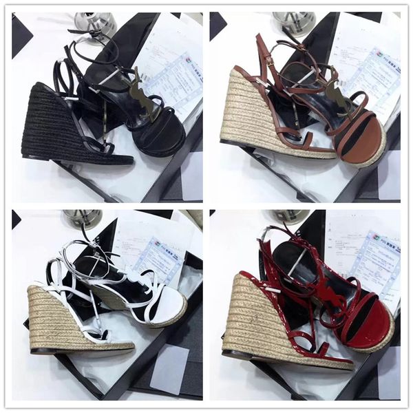 elegant ladies wedge soles women sandals tribute smooth leather heel wedge sandals high heels gladiator sandal ankle strap party wedding 34-, Black
elegant ladies wedge soles women sandals tribute smooth leather heel wedge sandals high heels gladiator sandal ankle strap party wedding 34-, Black