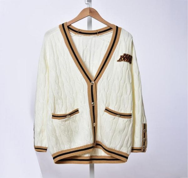 2020 spring summer long sleeve v neck white contrast color woolen knitted pockets buttons cardigans sweater women fashion sweaters3324228, White;black
2020 spring summer long sleeve v neck white contrast color woolen knitted pockets buttons cardigans sweater women fashion sweaters3324228, White;black