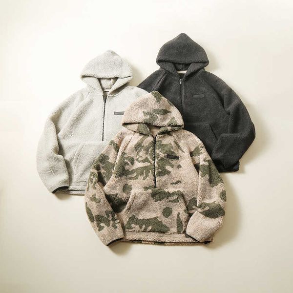 ess hoodie double-threaded essentials lamb fleece half zip sweater fog season 8 thickened 22 autumn winter men's and women's fashi, Black
ess hoodie double-threaded essentials lamb fleece half zip sweater fog season 8 thickened 22 autumn winter men's and women's fashi, Black