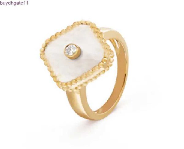 kumn ring couple lucky clover four leaf cleef love gold for women mens luxury wedding, Silver
kumn ring couple lucky clover four leaf cleef love gold for women mens luxury wedding, Silver