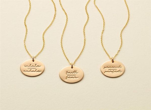 delicate faith over fear inspired necklace simple mind over matter inspirational disc pendant necklace jewelry 15mm 18inch320o9975665, Silver
delicate faith over fear inspired necklace simple mind over matter inspirational disc pendant necklace jewelry 15mm 18inch320o9975665, Silver