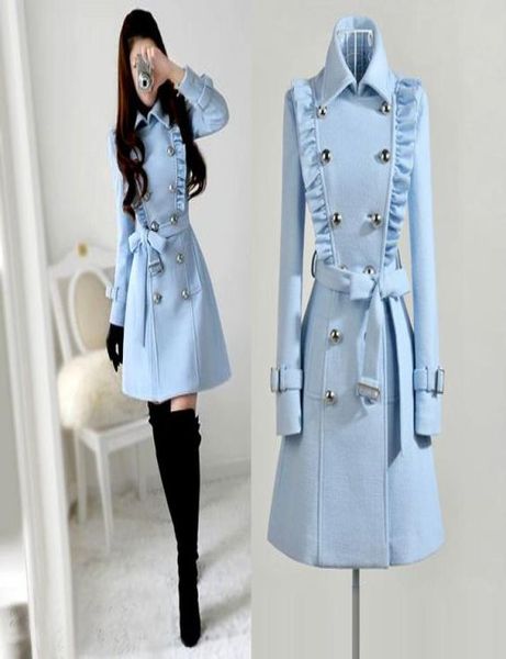 winter women coats new women039s light blue navy doublebreasted ruffled longsleeved woolen coat women coat4496046, Black
winter women coats new women039s light blue navy doublebreasted ruffled longsleeved woolen coat women coat4496046, Black