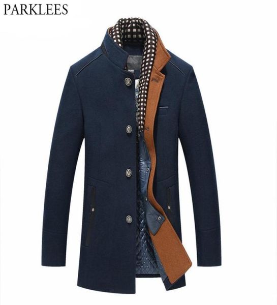 thicker mens trench coats winter long wool trench coat men slim fit casual jackets peacoat double collar woolen overcoat2667823, Black
thicker mens trench coats winter long wool trench coat men slim fit casual jackets peacoat double collar woolen overcoat2667823, Black