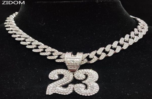 pendant necklaces men women hip hop number 23 necklace with 13mm crystal cuban chain hiphop iced out bling fashion charm jewelrype7589863, Silver
pendant necklaces men women hip hop number 23 necklace with 13mm crystal cuban chain hiphop iced out bling fashion charm jewelrype7589863, Silver