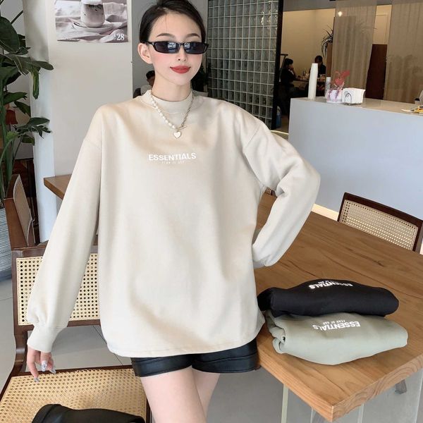 ess hoodie 2023 spring new essentials fog solid hooded pullover for men and women couple plush round neck, Black
ess hoodie 2023 spring new essentials fog solid hooded pullover for men and women couple plush round neck, Black