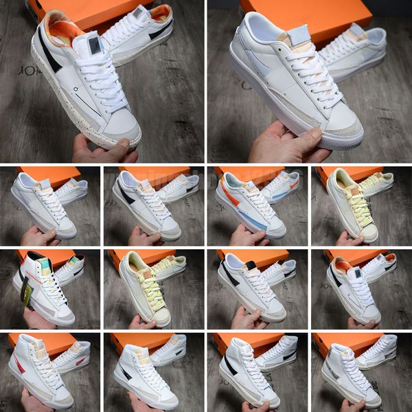 designer blaz mid 77 vintage blazersse jumbo men women casual shoes black white multi color white indigo pine green mens trainers platform s
designer blaz mid 77 vintage blazersse jumbo men women casual shoes black white multi color white indigo pine green mens trainers platform s