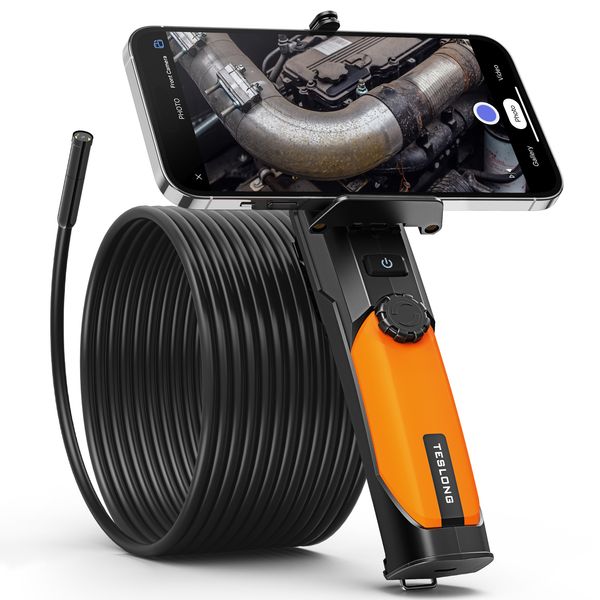 wireless endoscope camera with light, teslong 1080p handheld wifi inspection camera for iphone & android phone, 2.0 megapixels mechanic fibe
wireless endoscope camera with light, teslong 1080p handheld wifi inspection camera for iphone & android phone, 2.0 megapixels mechanic fibe