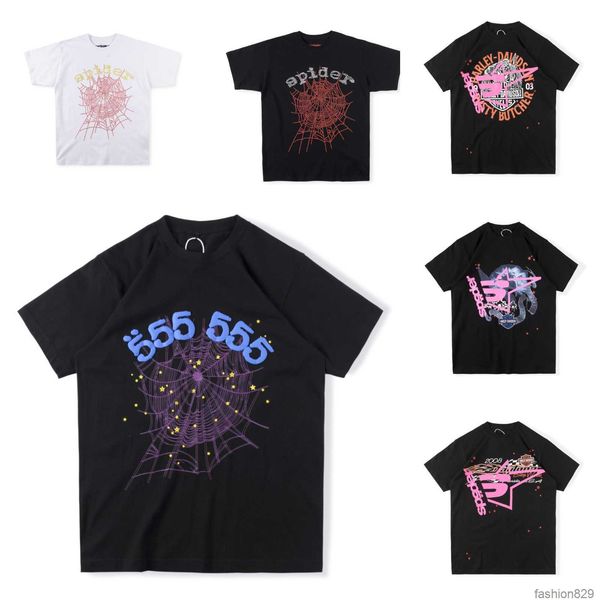 555 designer hip hop kanyes style sp5der t shirt spider jumper european and american young singers short sleeve tshirts fashion sport, White;black
555 designer hip hop kanyes style sp5der t shirt spider jumper european and american young singers short sleeve tshirts fashion sport, White;black