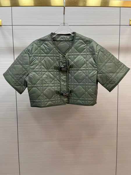 solid plaid embroidery loose cotton coat designer short sleeve coat women's short cotton jacket, Black
solid plaid embroidery loose cotton coat designer short sleeve coat women's short cotton jacket, Black