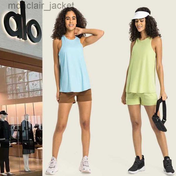 desginer alos yoga t shirt new dress women's nude feel skincare tie up sleeveless tank loose and breathable running sports cover, White
desginer alos yoga t shirt new dress women's nude feel skincare tie up sleeveless tank loose and breathable running sports cover, White