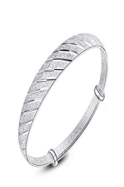new vintage ajustable carving bangle bracelet fashion 925 sterling silver plated bracelets jewelry women bangles nice gift2636271, Black
new vintage ajustable carving bangle bracelet fashion 925 sterling silver plated bracelets jewelry women bangles nice gift2636271, Black