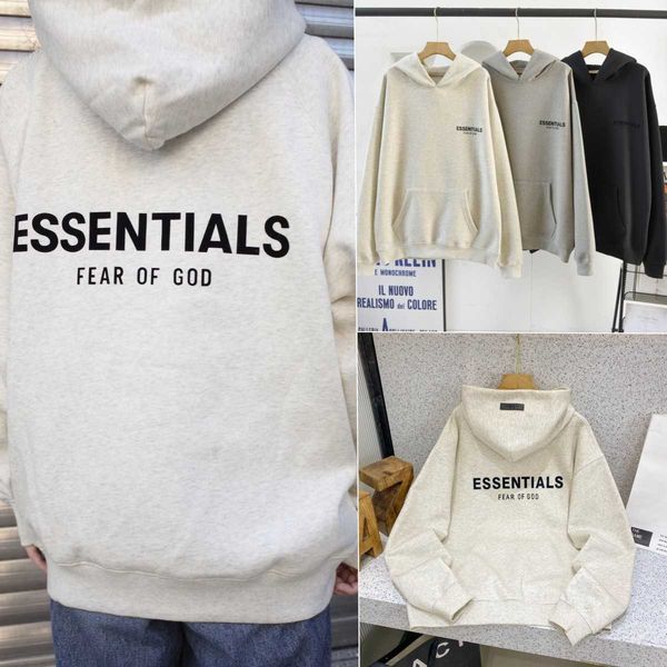 ess hoodie fog double thread flocking letters hooded sweater for women essentials winter cashmere men's hoodie big version coat, Black
ess hoodie fog double thread flocking letters hooded sweater for women essentials winter cashmere men's hoodie big version coat, Black