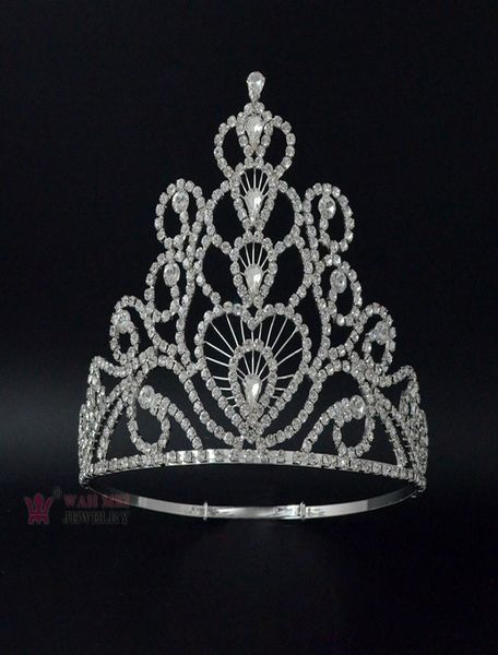 heart drop tall large crowns rhinestone crystal adjustable headband for pageant or bridal wedding hair jewelry tiaras 018884606984, White;golden
heart drop tall large crowns rhinestone crystal adjustable headband for pageant or bridal wedding hair jewelry tiaras 018884606984, White;golden