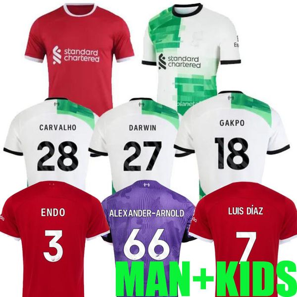 23 24 darwin soccer jerseys endo 3 kids home away ss 2023 away mohamed diogo luis diaz alexander liverpol football shirts third uniform carv, Black;yellow
23 24 darwin soccer jerseys endo 3 kids home away ss 2023 away mohamed diogo luis diaz alexander liverpol football shirts third uniform carv, Black;yellow