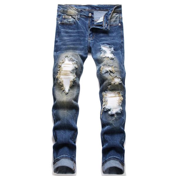 new personality hip hop jeans men ripped jeans classic blue scratched biker jeans hole denim straight hip hop slim fit pants sh3bp502
new personality hip hop jeans men ripped jeans classic blue scratched biker jeans hole denim straight hip hop slim fit pants sh3bp502