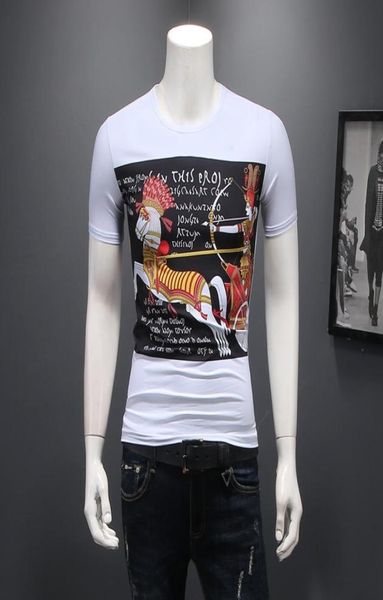 summer shortsleeved personalized men039s tshirts character printing fashion youth handsome korean version trendy bottomi9912092, White;black
summer shortsleeved personalized men039s tshirts character printing fashion youth handsome korean version trendy bottomi9912092, White;black