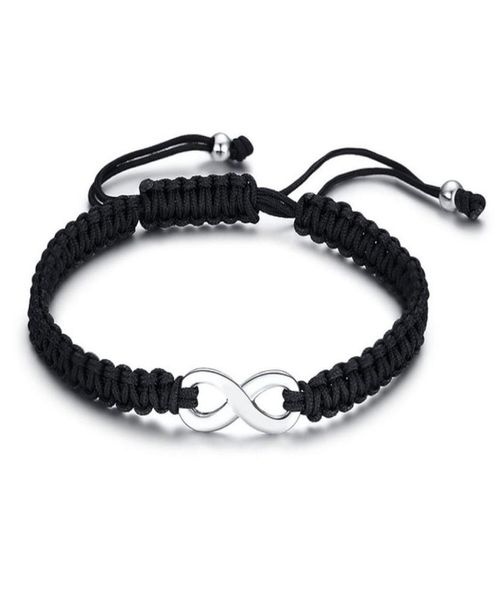 infinity lovers friendship bracelets for women man jewelry black handmade braided stretched rope chain bracelets9778007, Golden;silver
infinity lovers friendship bracelets for women man jewelry black handmade braided stretched rope chain bracelets9778007, Golden;silver