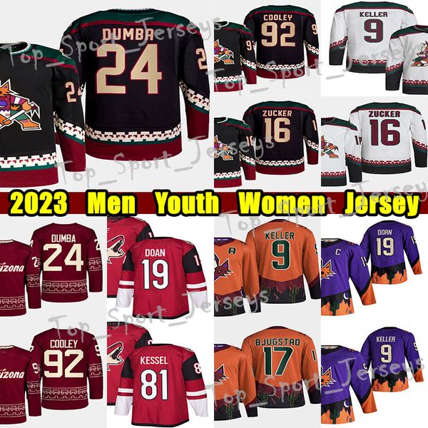 #92 logan cooley reverse retro hockey jersey #9 clayton keller #24 matt dumba shane doan nick schmaltz phil kessel bjugstad sean durzi dermo, Black;red
#92 logan cooley reverse retro hockey jersey #9 clayton keller #24 matt dumba shane doan nick schmaltz phil kessel bjugstad sean durzi dermo, Black;red