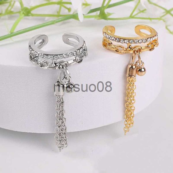 band rings new link chain tassel gold color ring zirconia with spike pendant charm fingure ring for women opening adjustable ring j230817, Silver
band rings new link chain tassel gold color ring zirconia with spike pendant charm fingure ring for women opening adjustable ring j230817, Silver