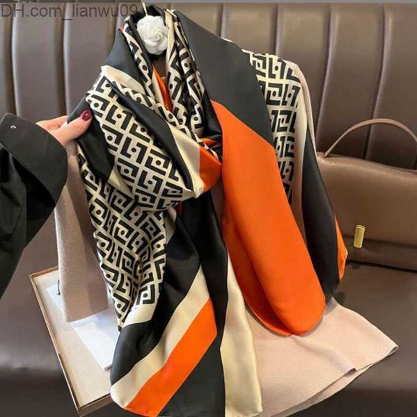 scarves pretty silk scarf designer silken scarves shawl scarfs women fashion scarve outdoor shawl silk turban beach wrap 90180cm z230818, Blue;gray
scarves pretty silk scarf designer silken scarves shawl scarfs women fashion scarve outdoor shawl silk turban beach wrap 90180cm z230818, Blue;gray