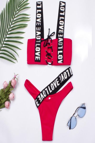 women039s swimwear letter printed brazilian bikini women female swimsuit twopieces set lace up bather bathing suit swim4498022, White;black
women039s swimwear letter printed brazilian bikini women female swimsuit twopieces set lace up bather bathing suit swim4498022, White;black
