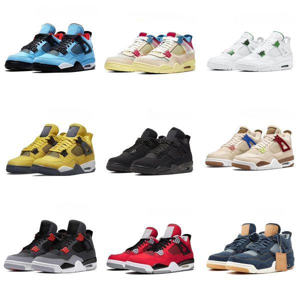 2023 mens jumpman 4 basketball shoes womens 4s designer sneakers pine green thunder seafoam craft pn dust bred white oreo university blue me, Black
2023 mens jumpman 4 basketball shoes womens 4s designer sneakers pine green thunder seafoam craft pn dust bred white oreo university blue me, Black