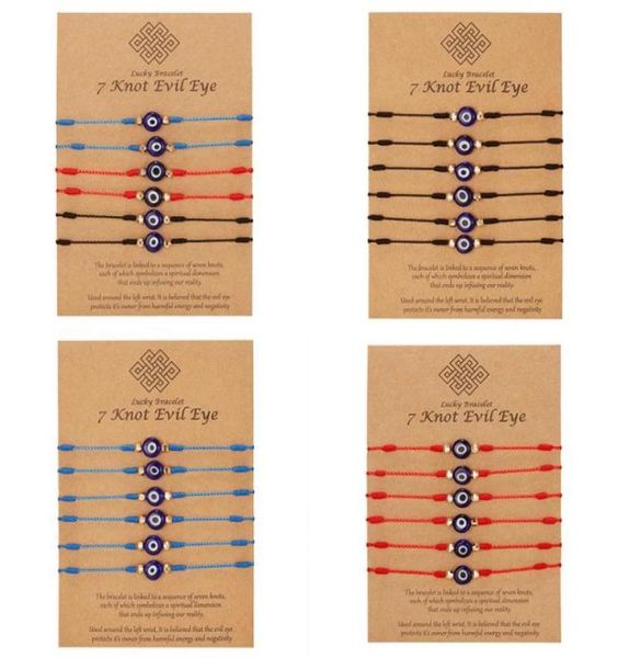charm bracelets 6pcsset hand braided lucky red rope women blue 7 knots round beads bracelet fashion friendship jewelry7195561, Golden;silver
charm bracelets 6pcsset hand braided lucky red rope women blue 7 knots round beads bracelet fashion friendship jewelry7195561, Golden;silver
