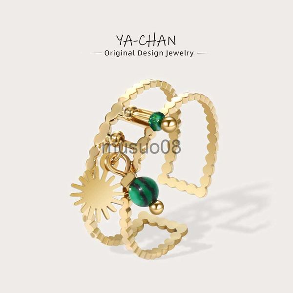 band rings yachan fashion geometry star pendants rings stainless steel gold plated waterproof jewelry j230817, Silver
band rings yachan fashion geometry star pendants rings stainless steel gold plated waterproof jewelry j230817, Silver