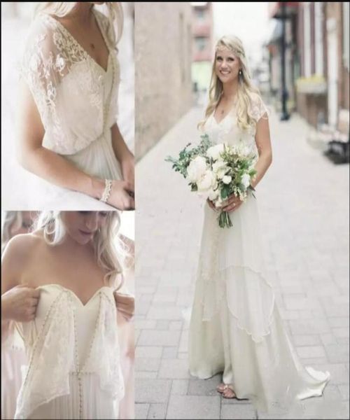 2021 boho wedding dresses convertible v neck sweetheart short sleeves tiered chiffon skirt beach wedding bridal gown vestido de no5817833, White
2021 boho wedding dresses convertible v neck sweetheart short sleeves tiered chiffon skirt beach wedding bridal gown vestido de no5817833, White