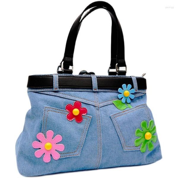 denim vintage women's small tote shoulder flower decoration ladies unusual underarm bag retro design female travel handbags
denim vintage women's small tote shoulder flower decoration ladies unusual underarm bag retro design female travel handbags