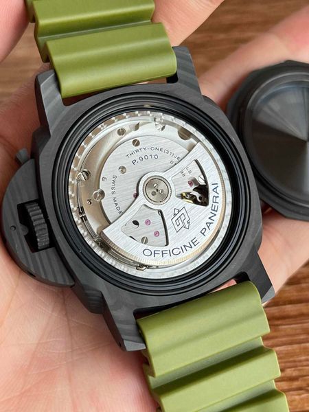 pam00961 aaaaa vs luxury watches for mens mechanical carbon fiber case pam961 47mm 15mm wristwatch pena pane series fashion men's desig, Slivery;brown
pam00961 aaaaa vs luxury watches for mens mechanical carbon fiber case pam961 47mm 15mm wristwatch pena pane series fashion men's desig, Slivery;brown