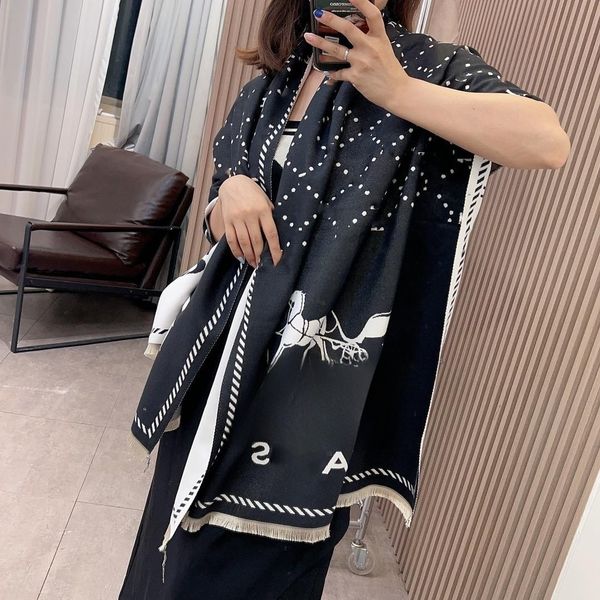 cashmere new women's scarf designer designed for women's warm long shawl 180*65cm, Blue;gray
cashmere new women's scarf designer designed for women's warm long shawl 180*65cm, Blue;gray