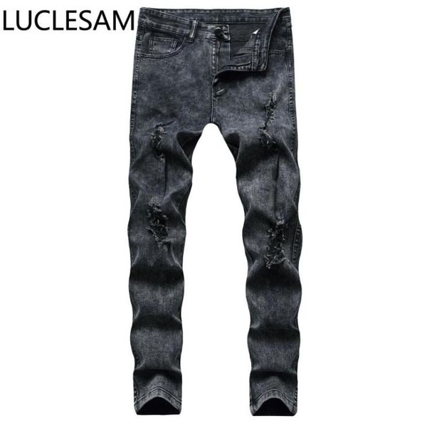 mens stretch destroyed denim jeans fashion skinny ripped designer jeans for men high street hip hop trousers male pencil pants1177929, Blue
mens stretch destroyed denim jeans fashion skinny ripped designer jeans for men high street hip hop trousers male pencil pants1177929, Blue